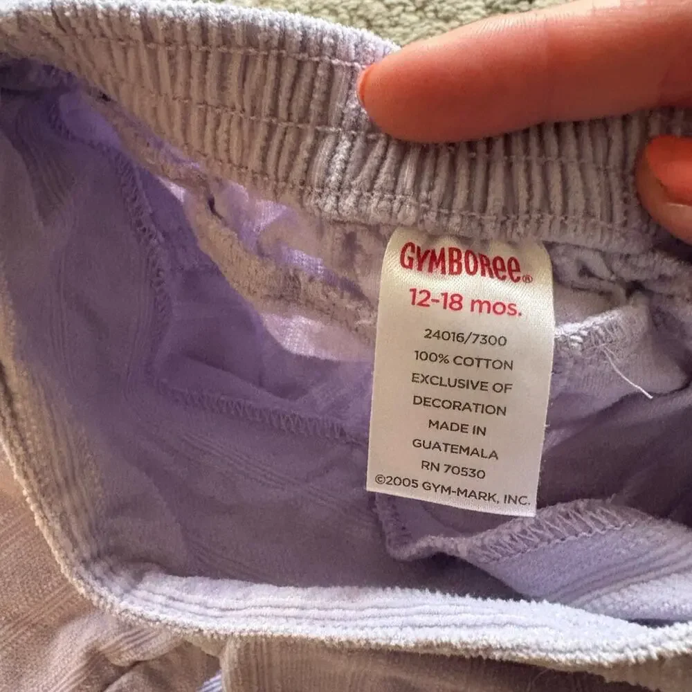 Vintage Y2K Gymboree lavender microcord pants